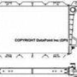 Radiador Ford Truck 2 filas H/D NUEVO OSC 1451