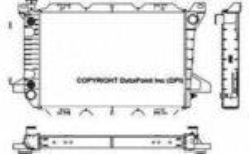 Radiador Ford Truck 2 filas H/D NUEVO OSC 1451