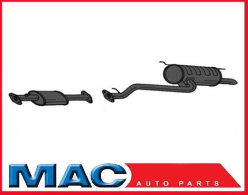 Exhaust Front Rear Muffler Fits From Prod Date 04/2000 2001 Hyundai Sonata 2.4L