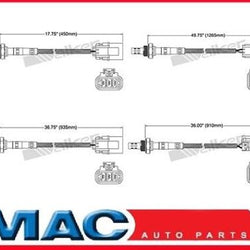 1996-2000 Pathfinder (4) Sensor de oxígeno O2 Ajuste directo