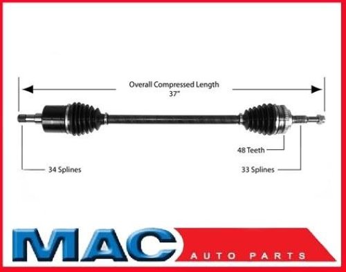 Cavalier 2.2L M/T P/S GM6218A New CV Complete Assembly