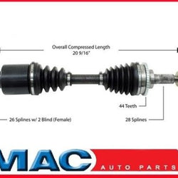 Mercu Ford Lincoln P/S MZ2304A New CV Complete Assembly