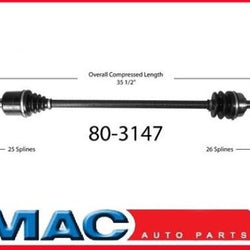 HO8137 Civic CRX Left D/S New CV Complete Assembly