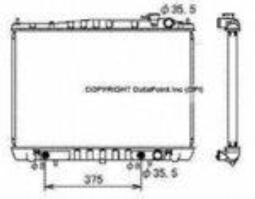 Xterra Frontier A/T With Supercharger OSC 2409 Radiator