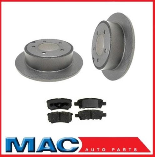 Rotor de freno de disco trasero Premium 10,30 pulgadas (2) 53036 con pastillas de cerámica Rr CD1037 