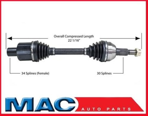 2007-2009 Chevrolet Equinox 3.4LP/S Eje de transmisión Nuevo