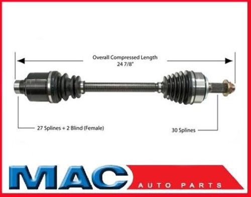 2005-2008 Acura RL P/S CV Drive CV Eje de transmisión Nuevo