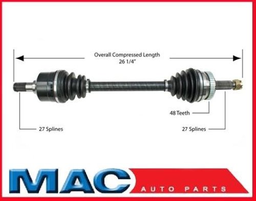 D/S CV Drive Axle Shaft New fits 2005-2009 Hyundai Tucson 2.7L