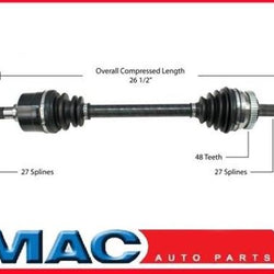 2005-2009 Hyundai Tucson Kia Sportage 2.0L D/S CV Drive Axle Shaft New