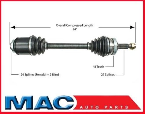 CV Drive Axle Shaft for 05-09 Hyundai Tucson 2.0L P/S with Manual Transmission