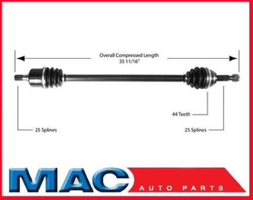 CV Drive Axle Shaft fits 2000-2005 Hyundai Accent M/T P/S