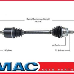 2005-2006 Kia Spectra D/S CV Drive Axle Shaft