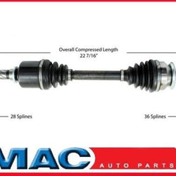2005 Mazda 3 2.3L A/T D/S CV Drive Axle Shaft