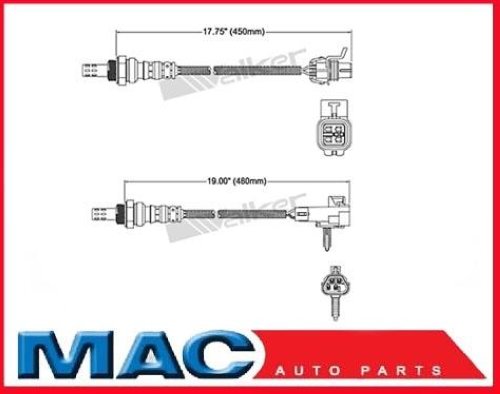 Front & Rear O2 Sensors for GMC Trailblazer & Envoy & Rainer 4.2L 2004-2005