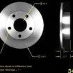 Passat AWD Audi A4Q (2) 34167 Rotores de freno de disco trasero 