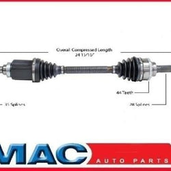 Escape Tribute Mariner HYBRID Automatic D/S CV Shaft Complete Assembly Axle New