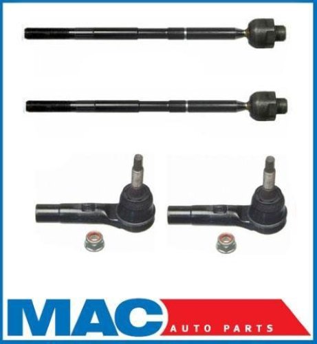 2006-2010 Dodge Ram 1500 Inner and Outer Tie Rods 4WD with Crew Cab Standard Cab