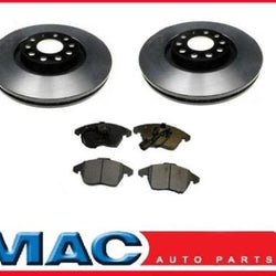 05-08 A4 & A4Q 320MM (2) Front Rotors & Dash4 Ceramic Brake Pads Ck Rotor Size
