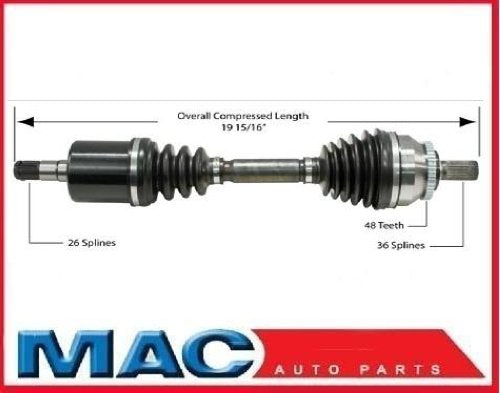 1999-20004 Volvo C70 A/T 5spd D/S Eje delantero CV Eje de montaje completo Nuevo