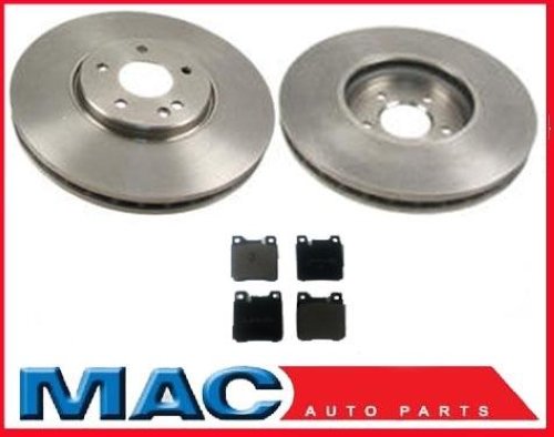 (2) REAR Brake Rotors & Metallic Pads fits for Chrysler Crossfire SRT6 2005 2006