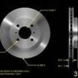 Lancer Mirage (2) Rotores delanteros de 10 5/64 pulgadas 31300 Rotor de freno de disco 