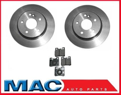 94-95 Mercedes E420 95 E320 92-93 400E Rotores y pastillas de freno trasero