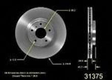 (2) 320MM Front Disc Brake Rotors Will Fit 350z Altima Maxima G37 EX35 Q35 M37