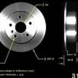 Fits For 99-02 Lexus RX300 Front Wheel Drive Model / 2 REAR BRAKE DISC ROTORS