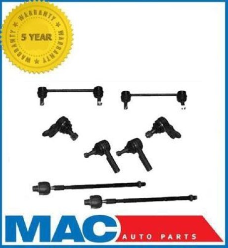 96-03 QX4 Pathfinder Links Tie Rods Ball Joints 8pc Kit REF# K90659 ES3466 EV396