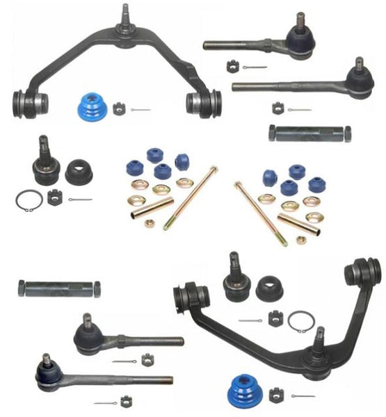 Tracción trasera 97-03 para brazos de control Ford F150, bujes de varillas de amarre, 12 piezas