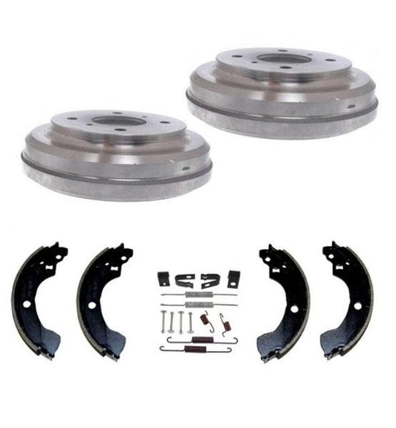 Fits Nissan 2000-2001 Sentra (2) Rear Brake Drum Drums & Shoes & Springs