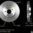 Rotor de freno de disco-Rotor de freno de servicio extremo delantero Aimco se adapta a Ford Mustang 94-99