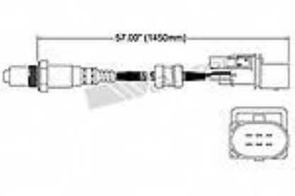 Audi BMW Porsche VW Front Walker Products 250-25004 Oxygen Sensor