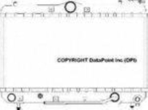 Elantra Tiburon NEW OSC 1897 Radiator