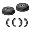 Fits For 94-03 Ford Windstar Rear Brake Drum Rear Brake Shoes Springs 4pc Kit
