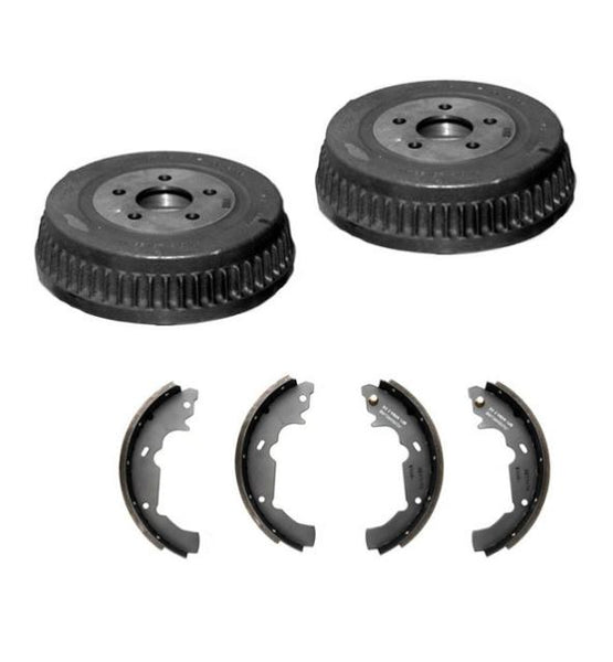 Fits For 94-03 Ford Windstar Rear Brake Drum Rear Brake Shoes Springs 4pc Kit