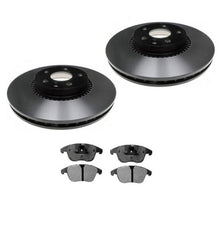 08-2015 LR2 (2) Front Brake Rotors & Ceramic Pads 34380 CD1306