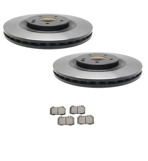 2003 2004 CLK500 330MM 2 Frt Brake Rotors & Pads