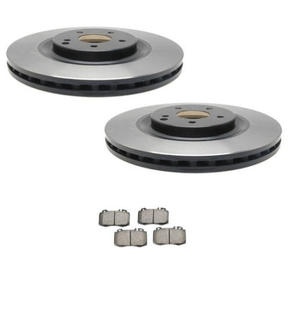 2003 2004 CLK500 330MM 2 Frt Brake Rotors & Pads