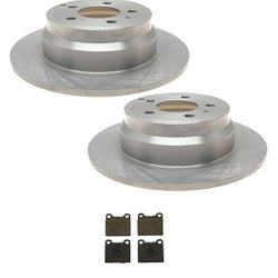 1997-2001 Volvo C70 (2) Rotores de freno trasero y pastillas traseras de cerámica