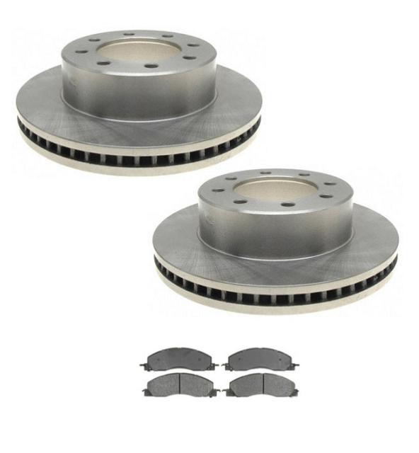 Brake Rotors Parking Shoes Brake Pads 09-18 for Dodge Ram Pick Up 2500 Master Kit