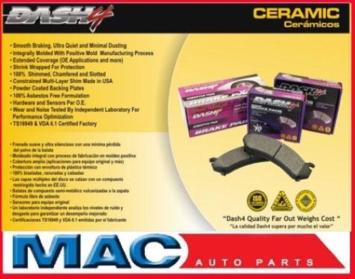 Verano Cruze Sonic Volt Front Dash4 Ceramic Brake Pads CD1522