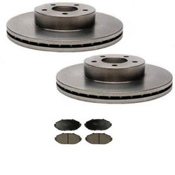 Crown Vic Grand Marquise Town (2) rotores de freno delantero y pastillas de cerámica Xtra Duty