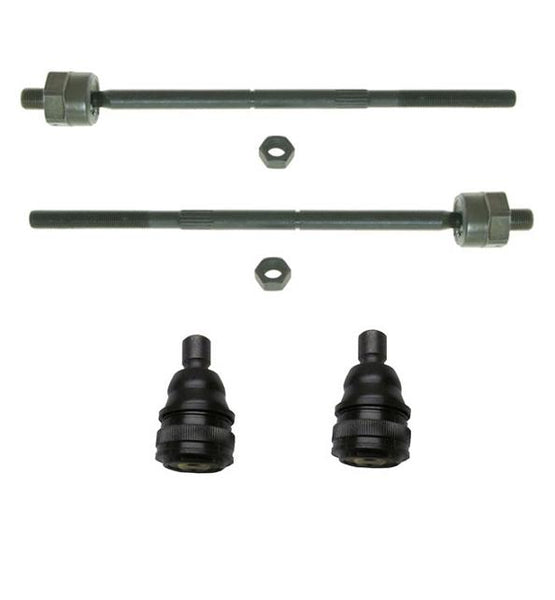 Fits 2005-2009 Ford Mustang Front Lower Ball Joints & Inner Tie Rod Ends