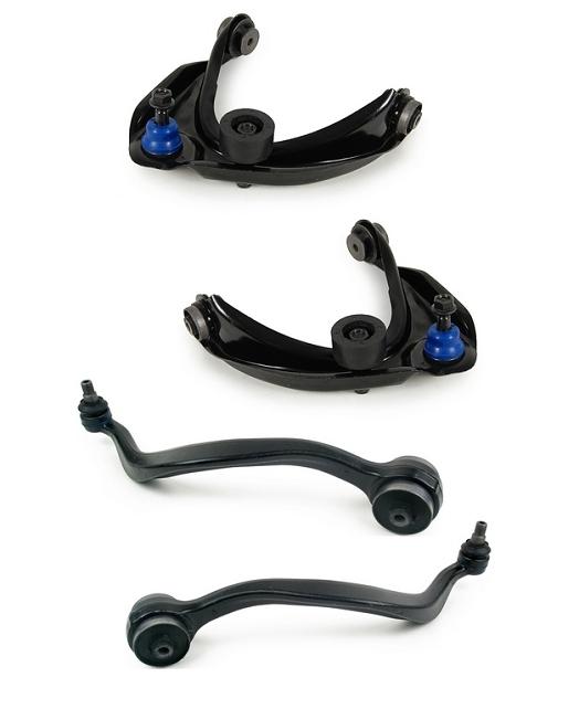 Kit de 4 piezas de brazo de control superior e inferior delantero y rótula para Mazda 6 2003-2007