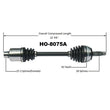 HONDA PRELUDE 1997-2001 Front Driver Side CV Joint Half Shaft