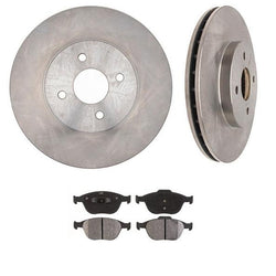 02-04 Fits Ford Focus SVT Front Brake Rotors &  Pads 54113 CD970