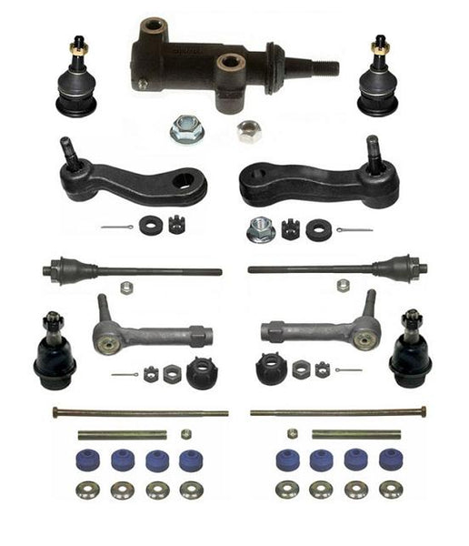 Fits For 01-06 Tahoe Suburban Silverado Idler Pitman Arm Ball Tie Rods Sway 13Pc