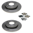 2006-2010 Mazda 3 2.0L Rotores de freno trasero izquierdo y derecho y pastillas de freno de cerámica