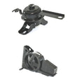 PRIZM 1998-2002 y COROLLA 1998-2002 1.8LA/T Juego de soportes de motor delanteros, kit de 2 piezas